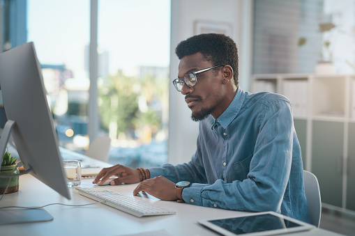 Person working on computer